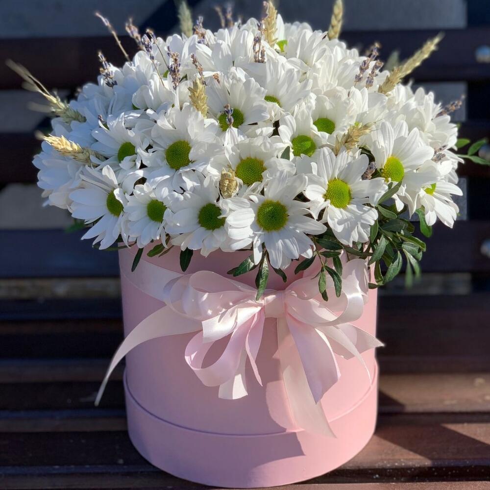 Коробочка с хризантемой 